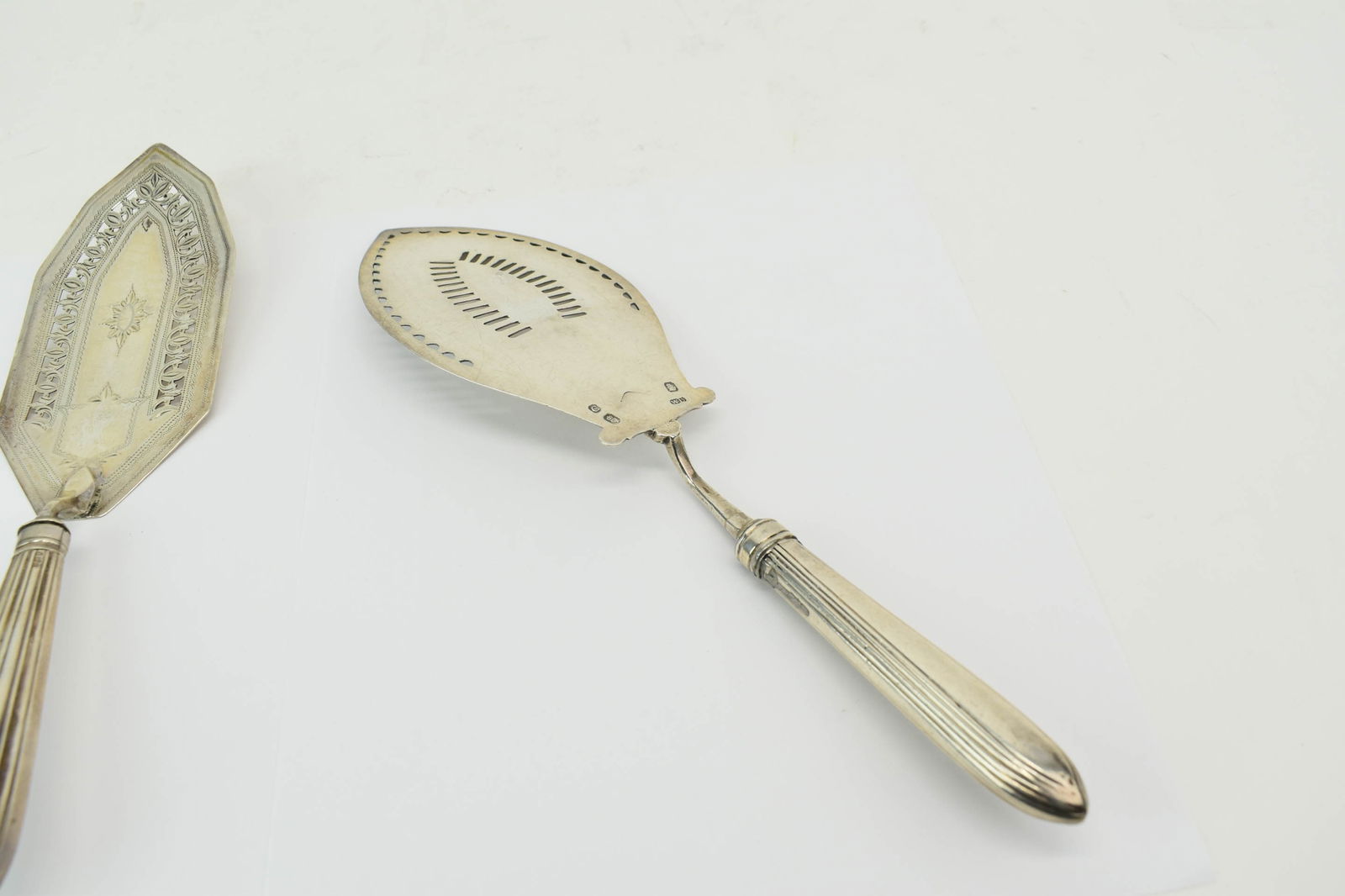 Irish Silver Fish Server - 5