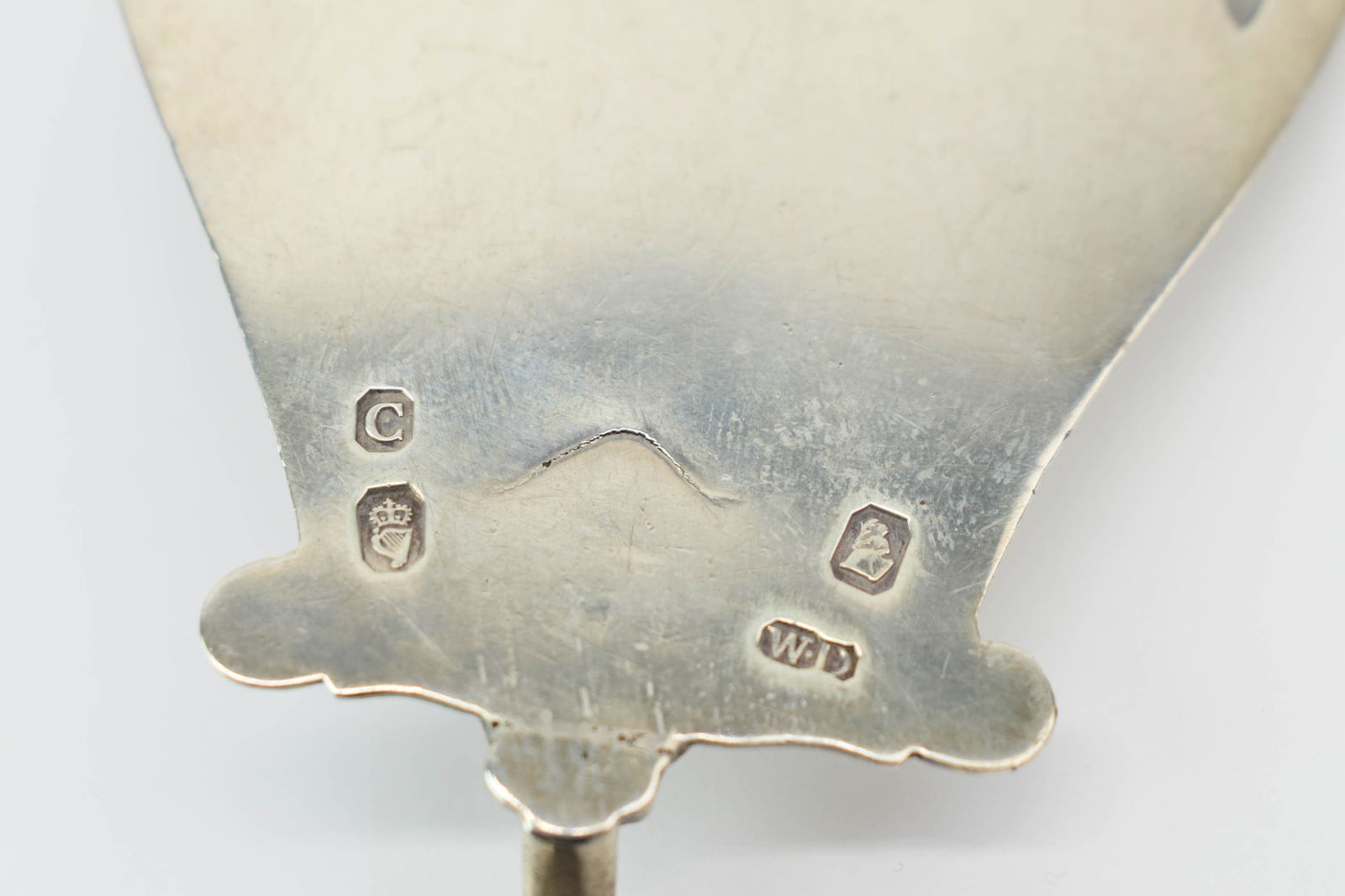 Irish Silver Fish Server - 6