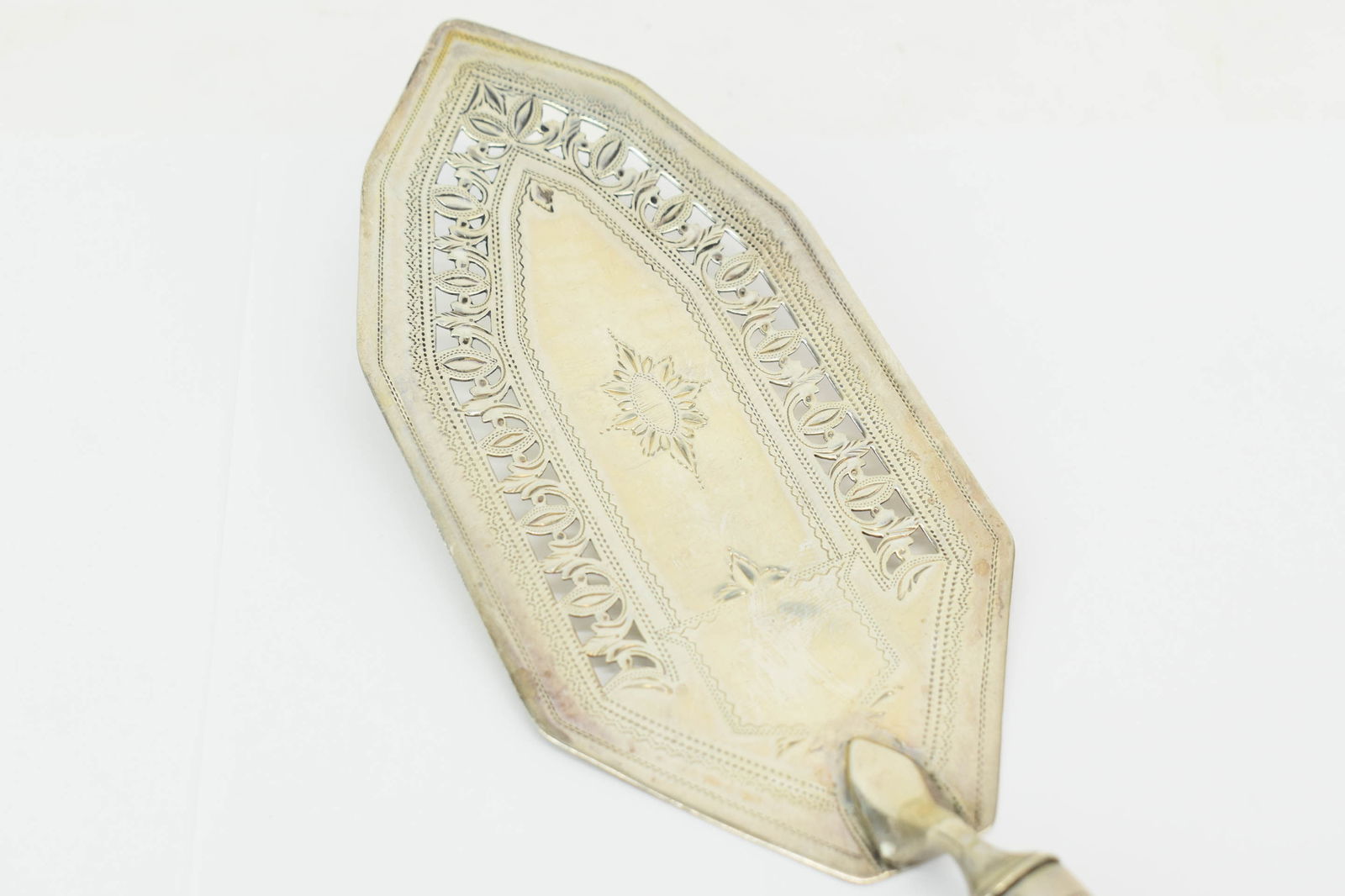 Irish Silver Fish Server - 7