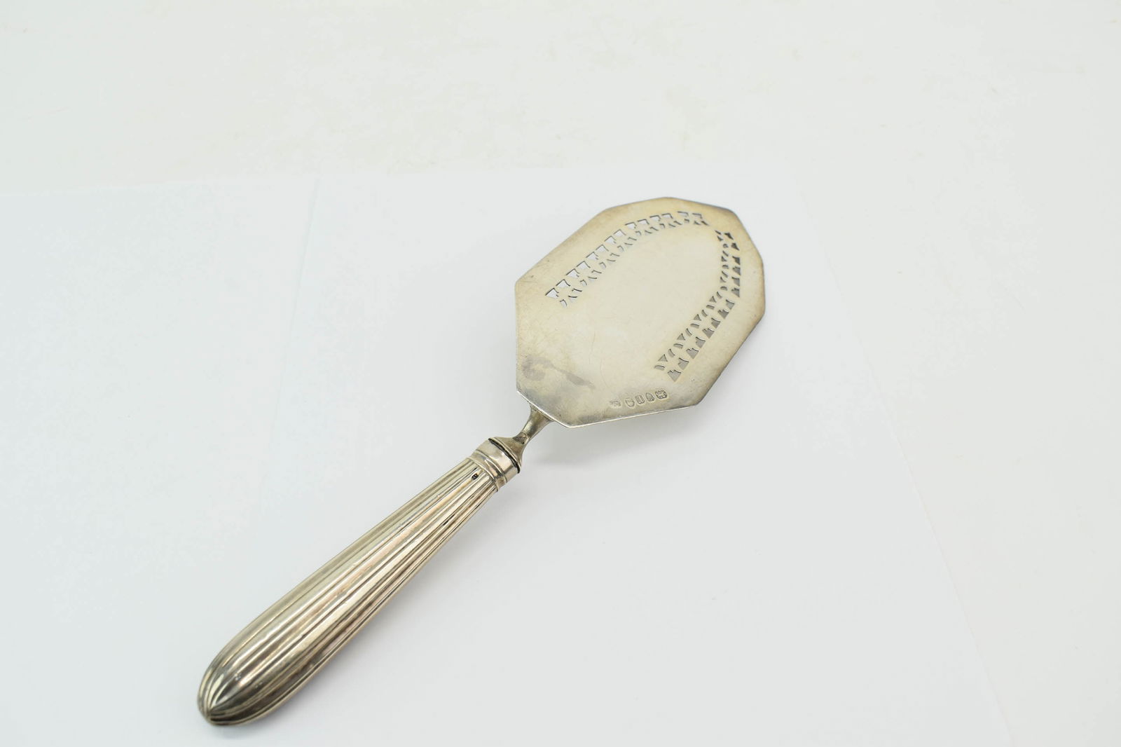 Irish Silver Fish Server - 9