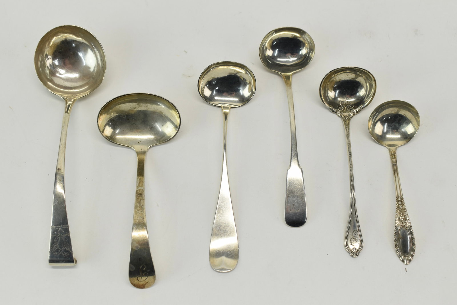 Group of Four Assorted Sterling Silver Ladles (1 of 14)