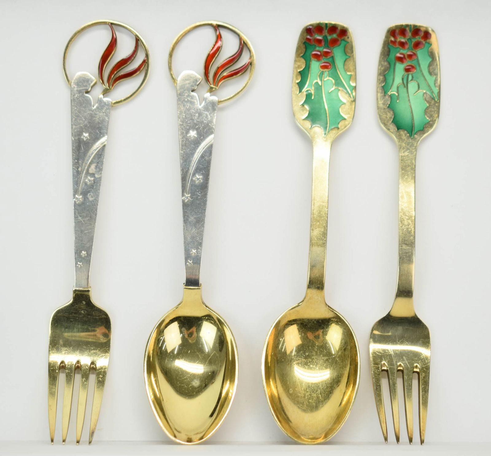 A. Michelsen Danish Sterling Silver Christmas Spoons & Forks (1 of 15)