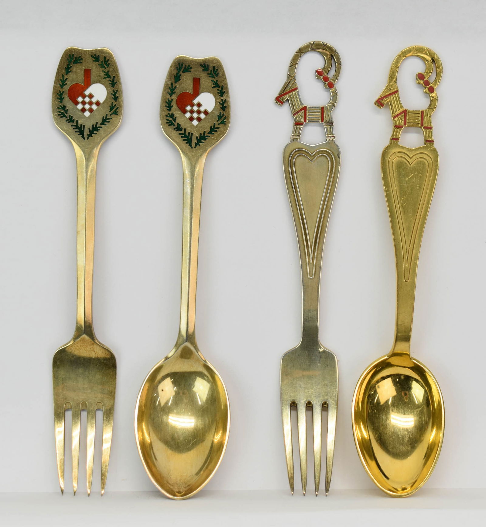 A. Michelsen Danish Sterling Silver Christmas Spoons & Forks (1 of 15)
