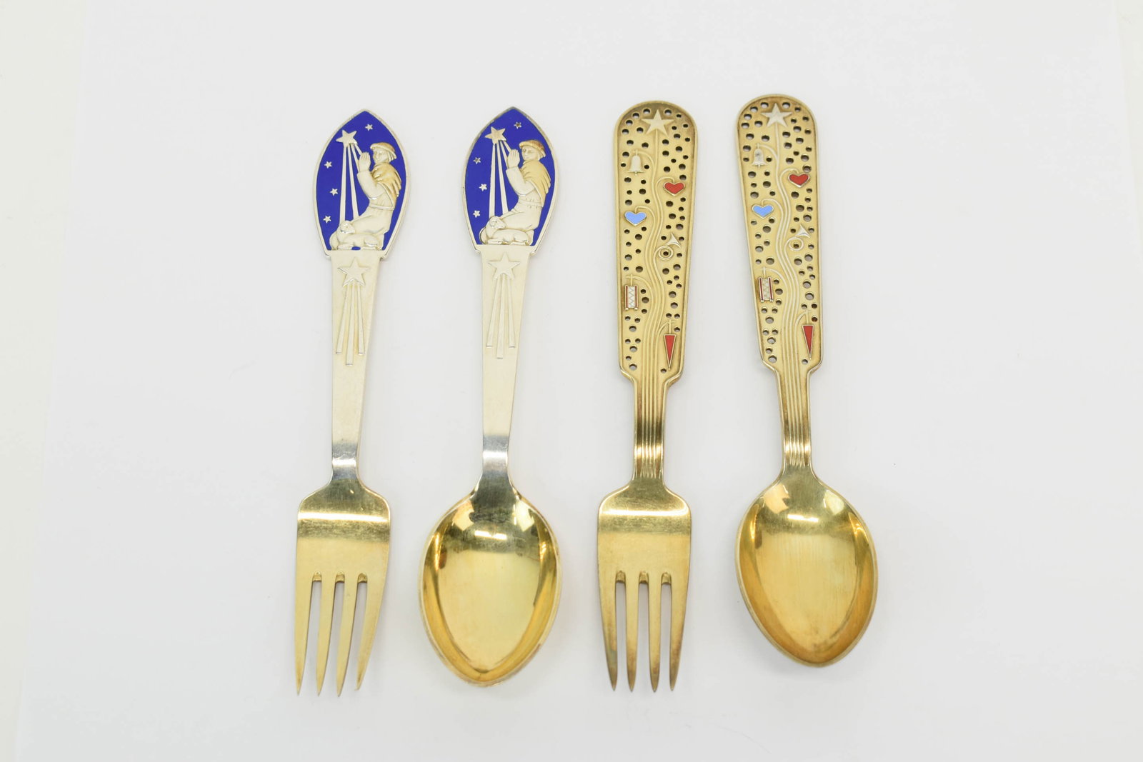 A. Michelsen Danish Sterling Silver Christmas Spoons & Forks (1 of 14)