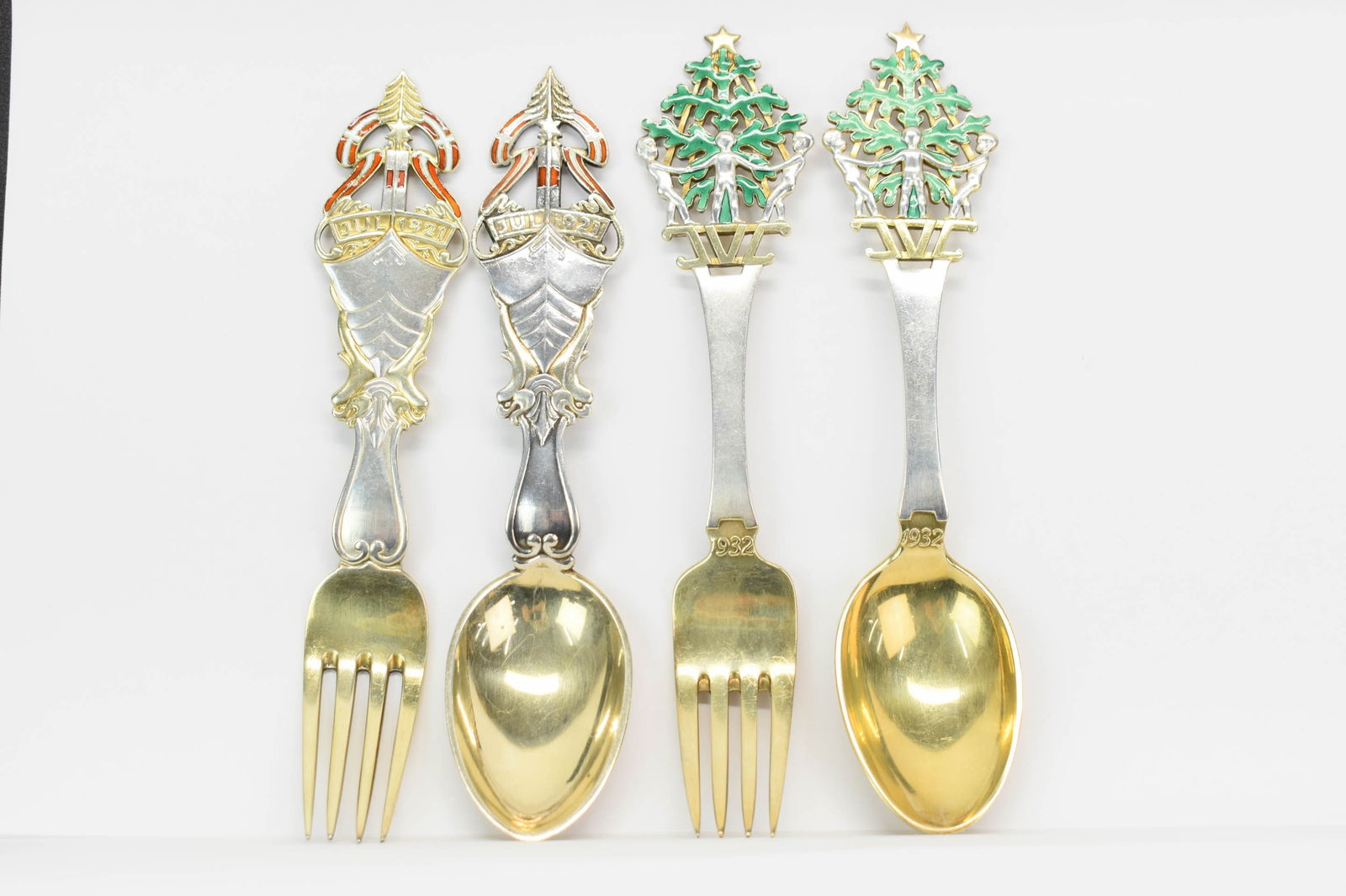 A. Michelsen Danish Sterling Silver Christmas Spoons & Forks (1 of 15)