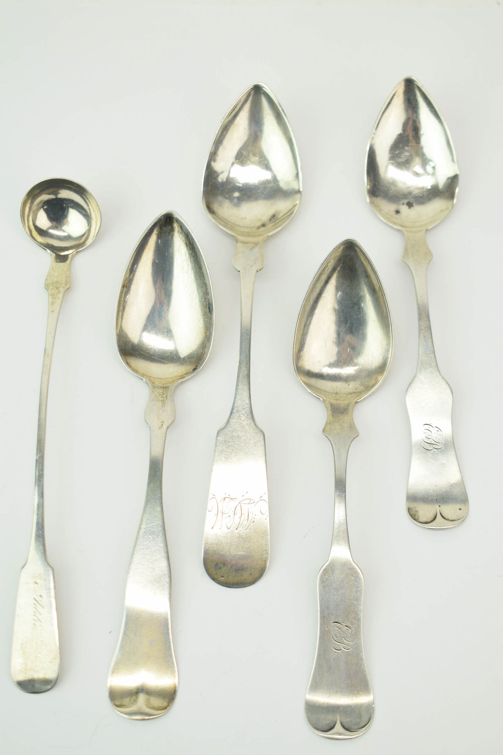 Group of Four Assorted Coin Silver Spoons (1 of 19)