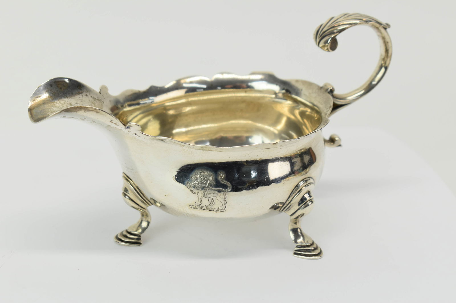 George II Sterling Silver Sauce Boat (1 of 6)