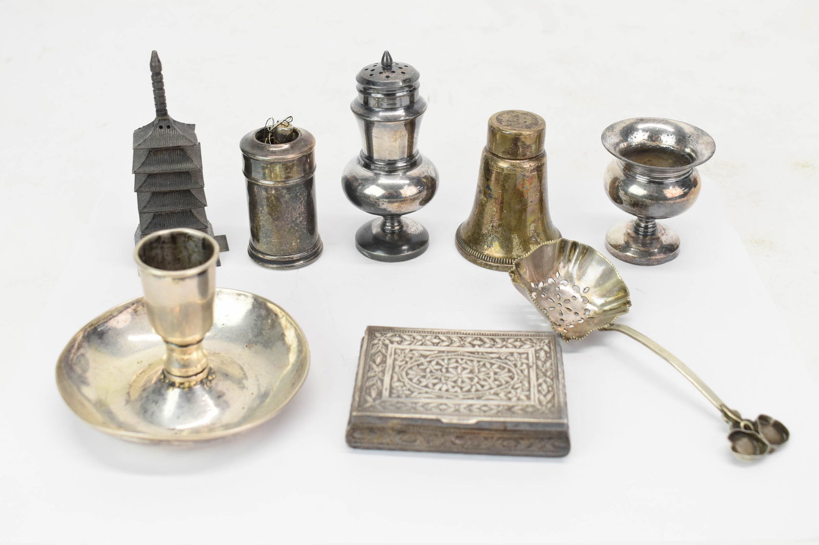 Group of Assorted Sterling Silver and Silver Plated Table Articles (1 of 17)