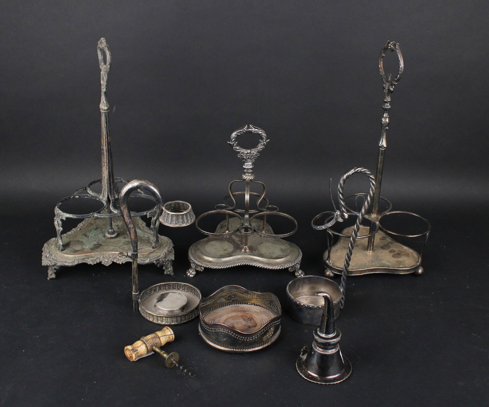 Group of Wine Related Silver Plated Table Articles (1 of 20)