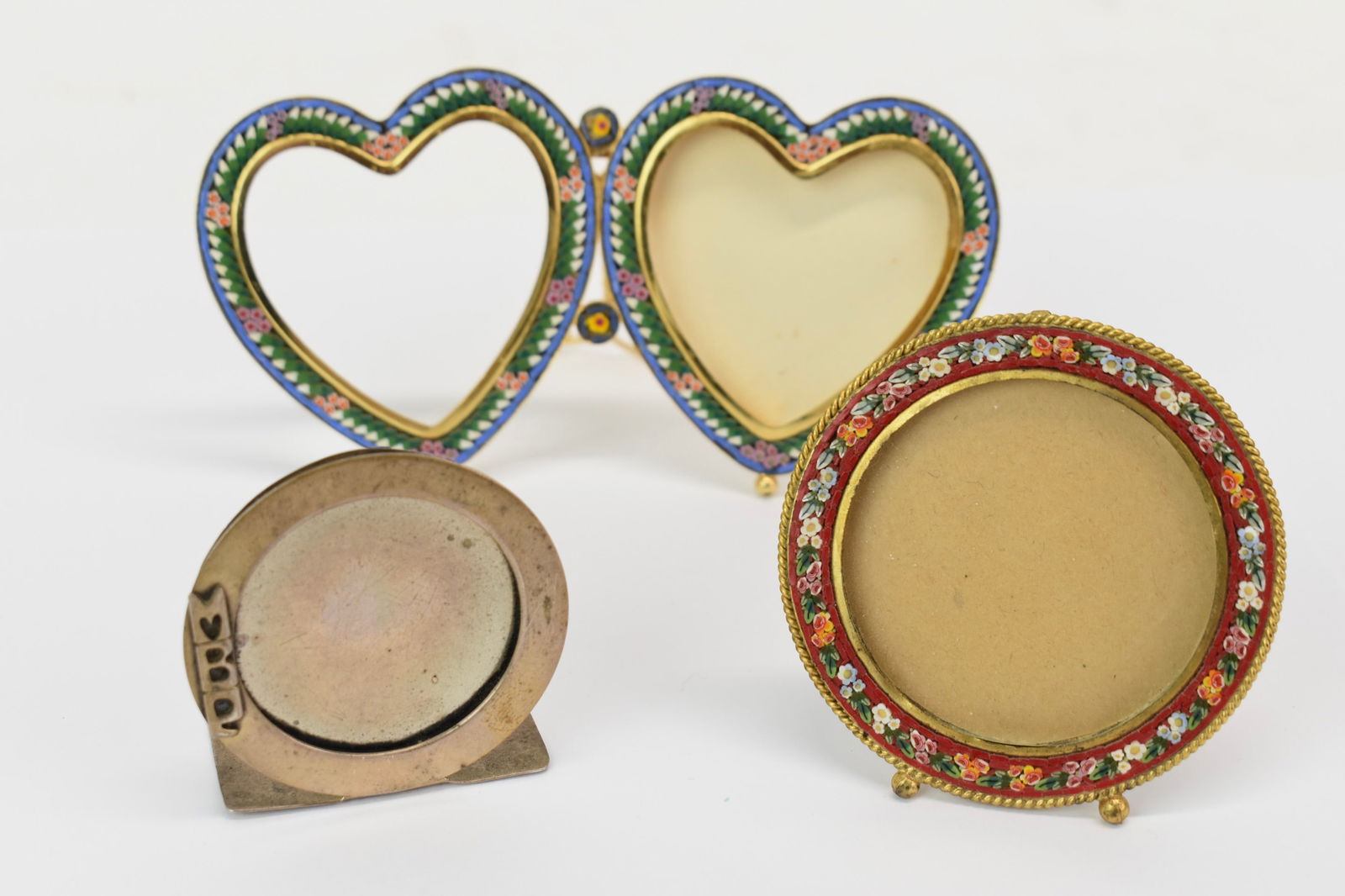 Two Small Micromosaic Picture Frames (1 of 8)