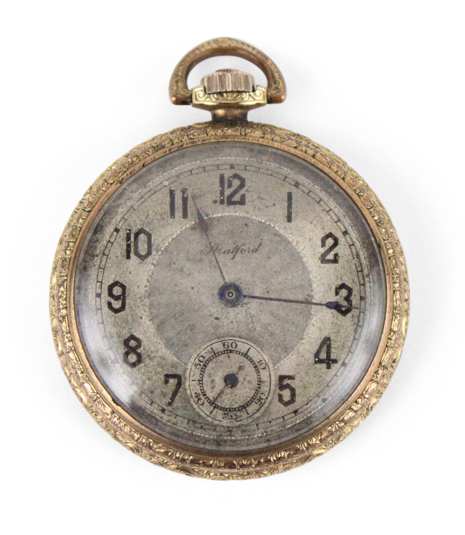 Vintage Statford Gold Filled Pocket Watch (1 of 8)