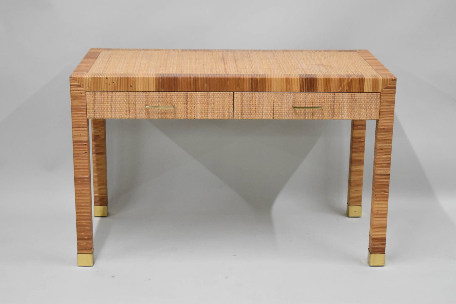 Vintage Modern Bielecky Brothers Cane Writing Desk (1 of 8)
