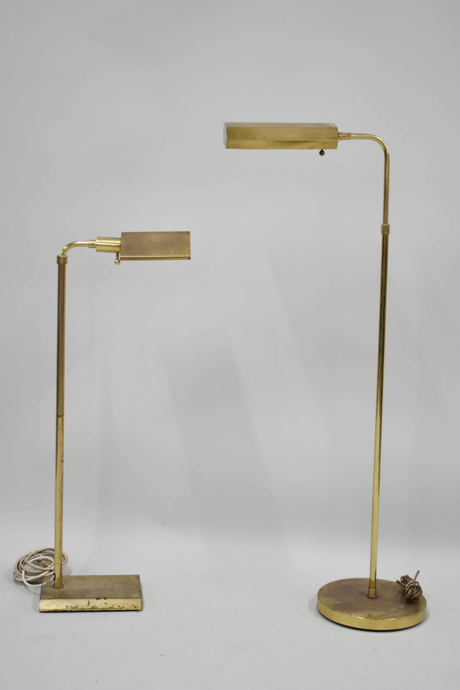Two Modern Brass Floor Lamp (1 of 9)