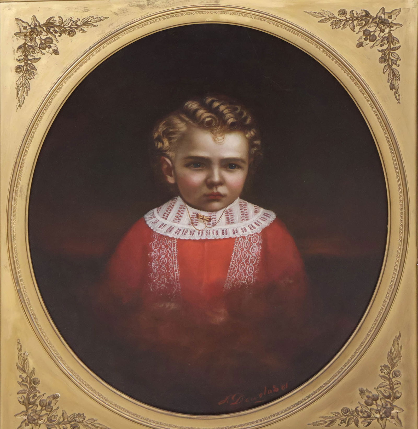 J. Douglas, Portrait of a Boy, Oil on Canvas (1 of 16)