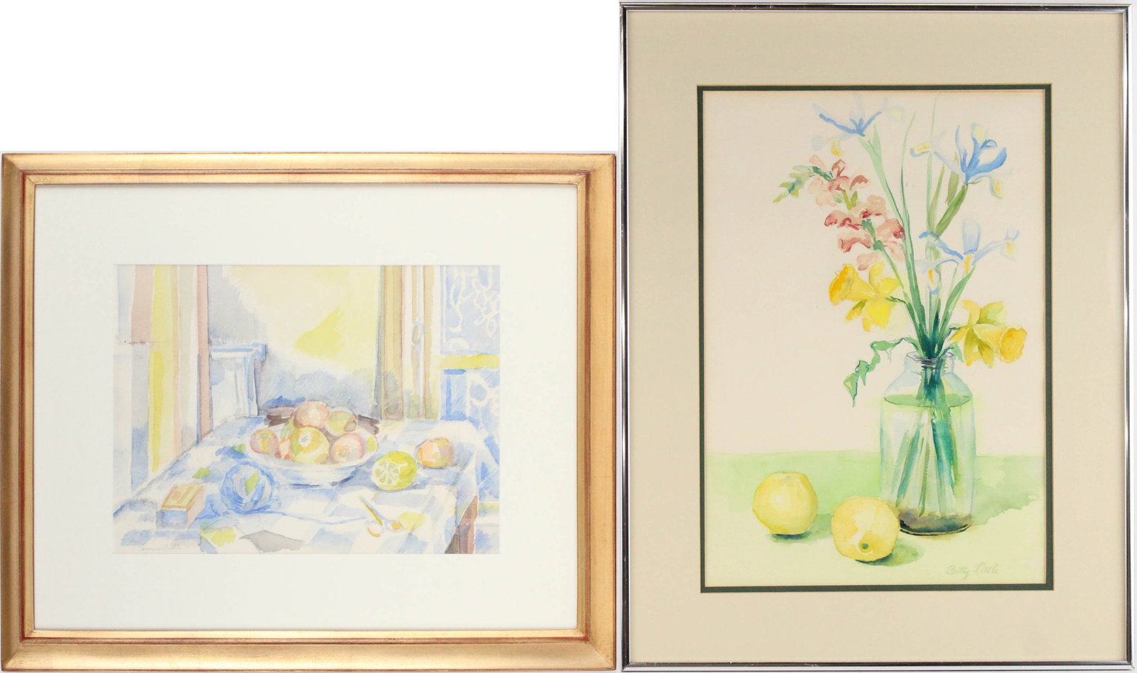 Two Still Life's, Watercolors (1 of 11)