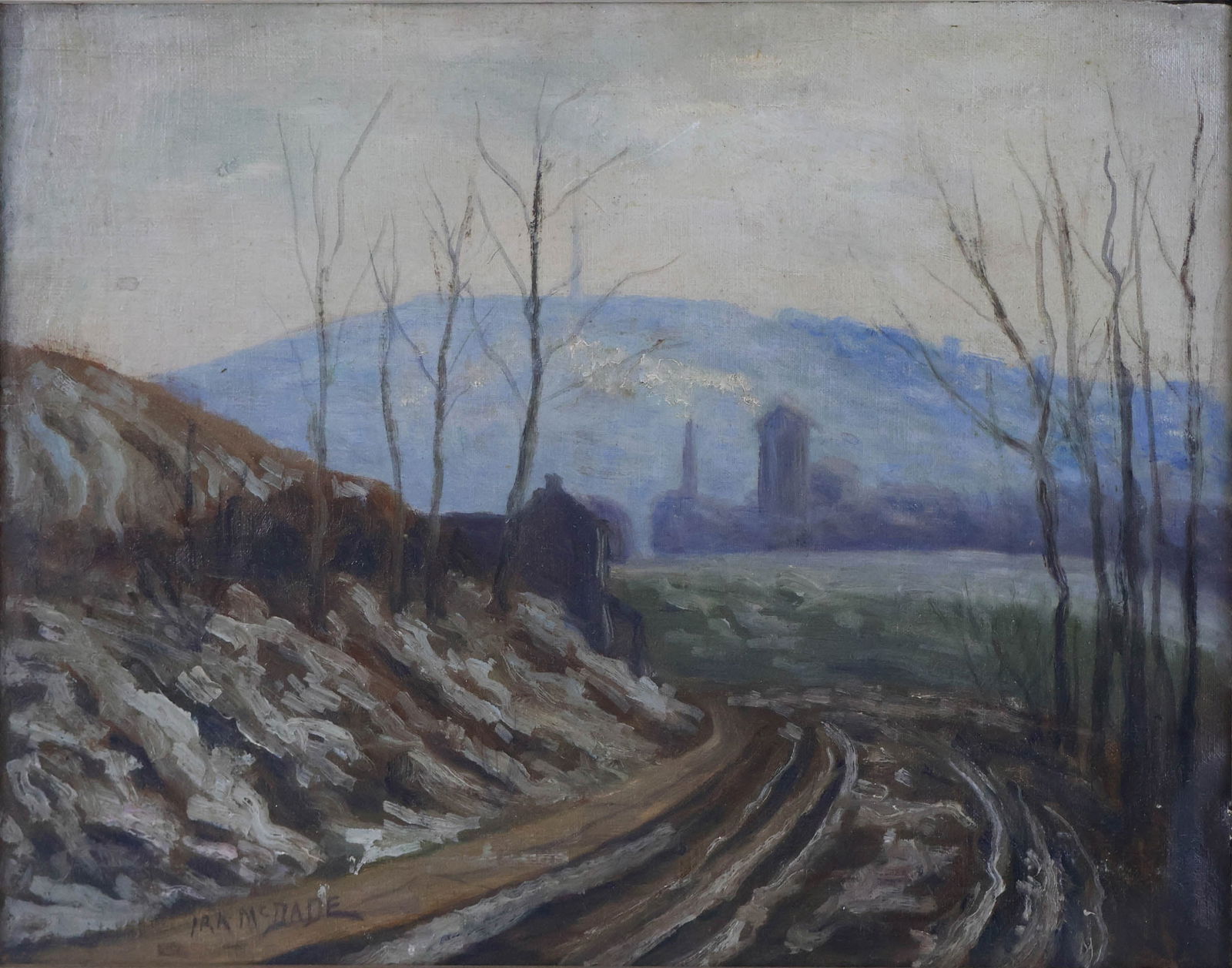 Ira McDade, 1873-1954, The Last of the Snow, Oil on Canvas on Board (1 of 12)