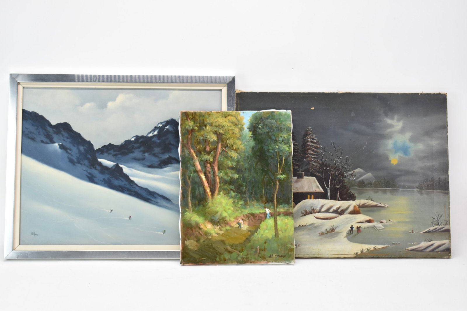 Three Oil on Canvas Landscapes (1 of 15)