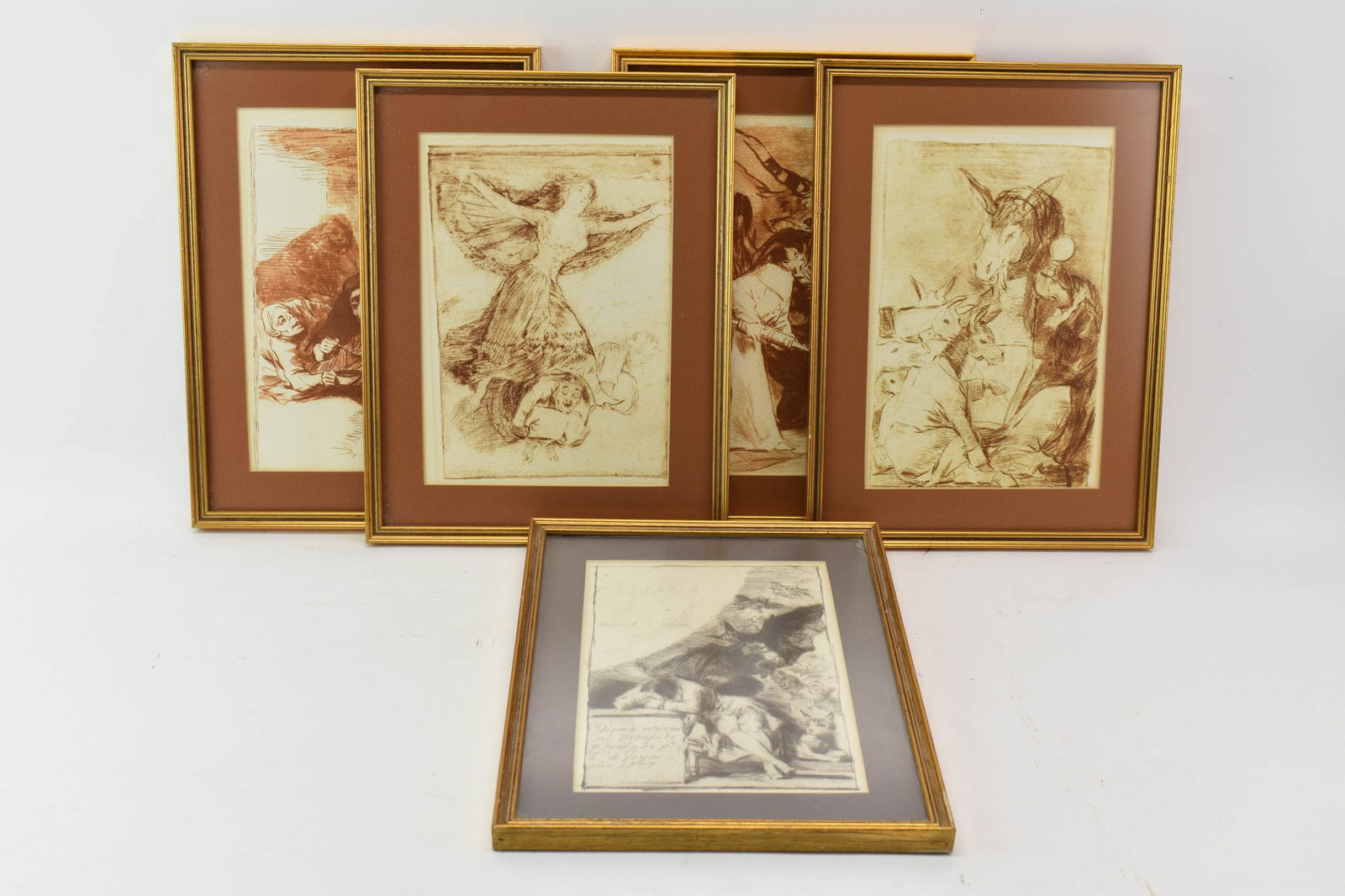 Five Prints by Francisco Goya (1 of 10)