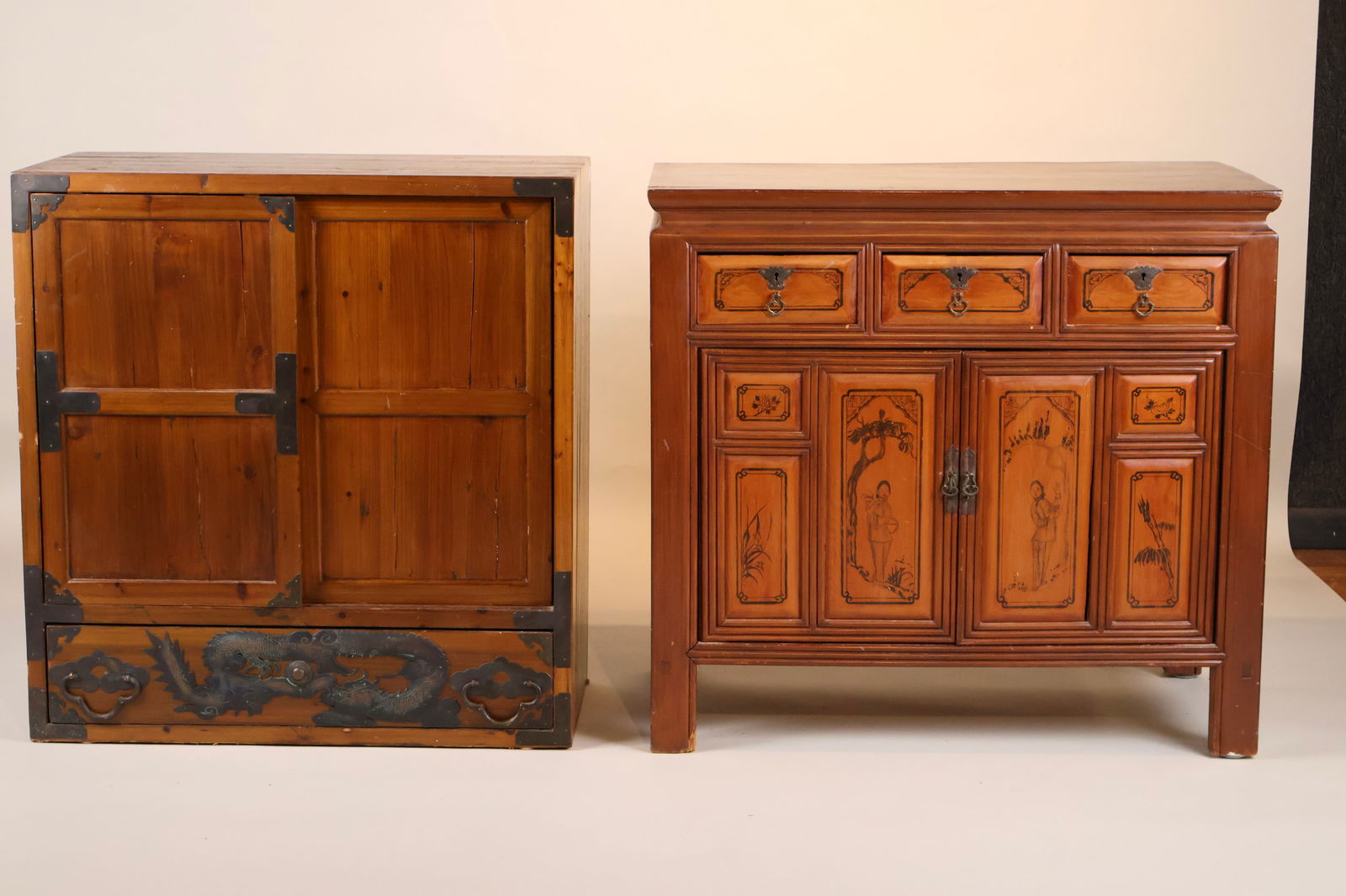 Two Chinese Side Cabinets - 2