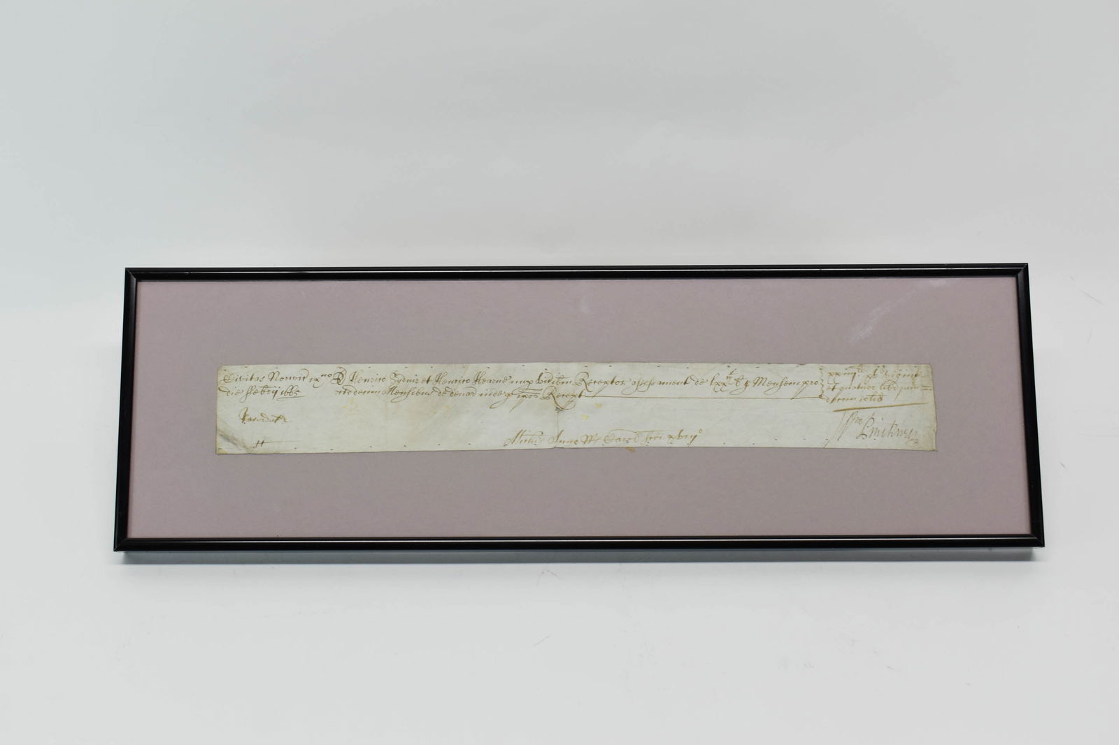 British Exchequer Recept Dated 1665 - 2