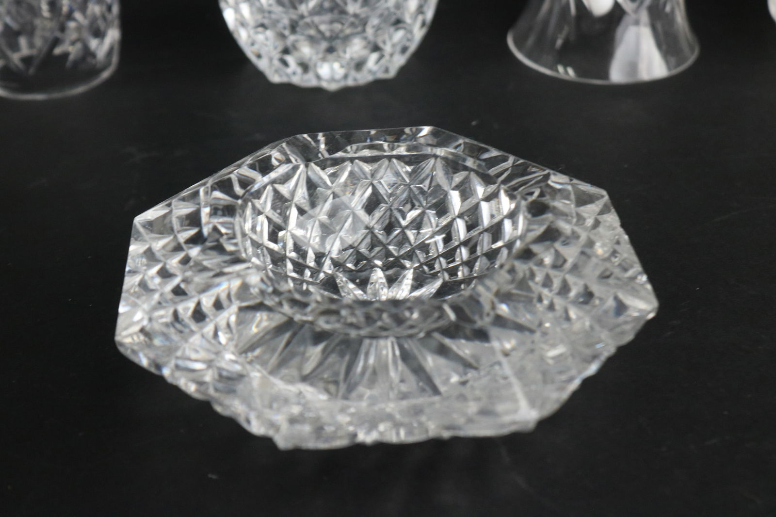 Eight Colorless Glass Table Articles - 5