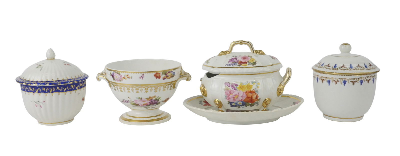 Four Derby Porcelain Table Articles (1 of 12)