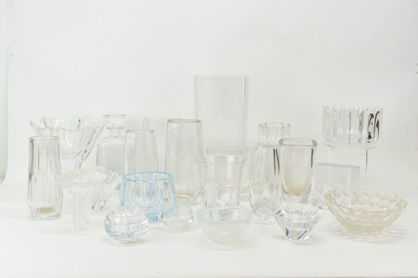 Large Group of Orrefores Glass Table Articles (1 of 7)