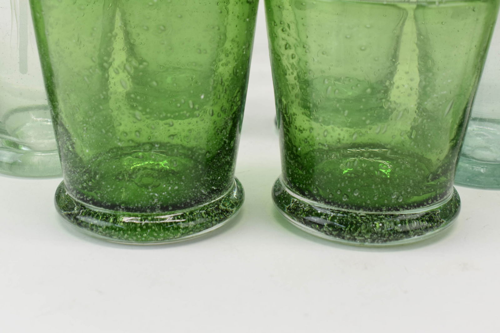 Ten Assorted Hand Blown Drinking Glasses - 4