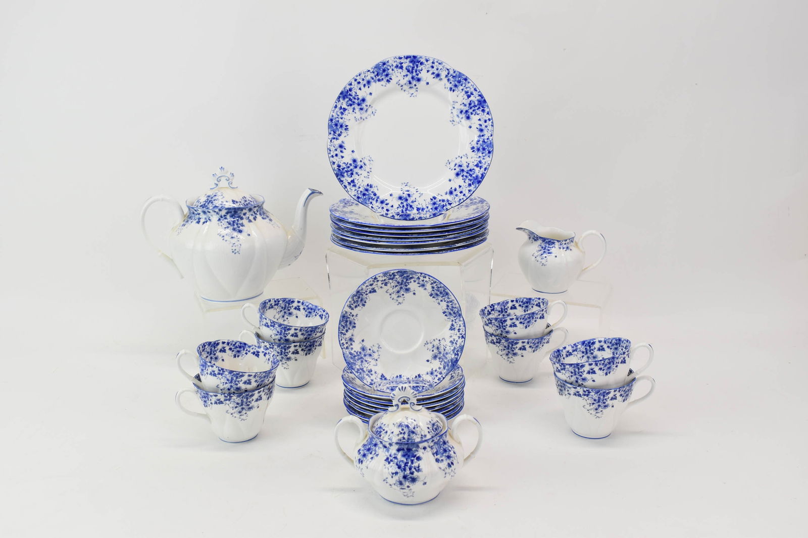 Royal Albert "Dainty Blue" Porcelain Tea Service (1 of 11)