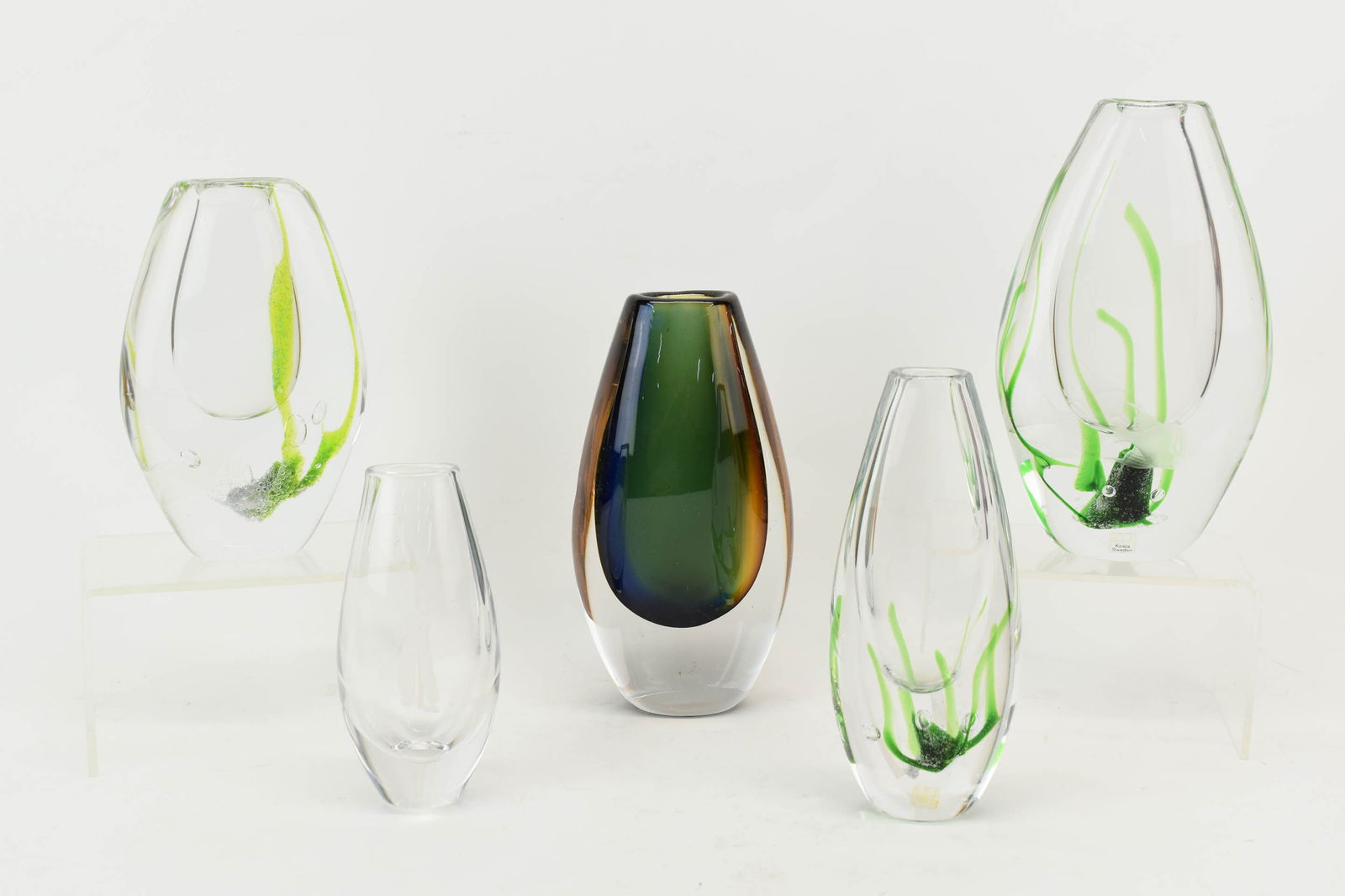 Five Kosta Boda Art Glass Vases (1 of 17)