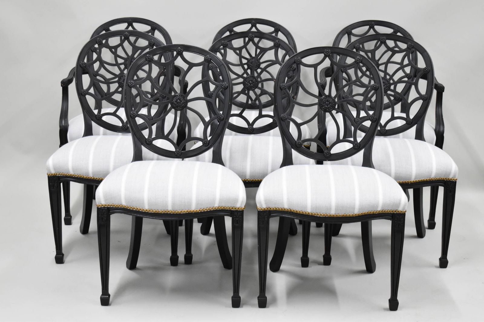 Set of Harris Markus Spider Back Dining Chairs (1 of 8)