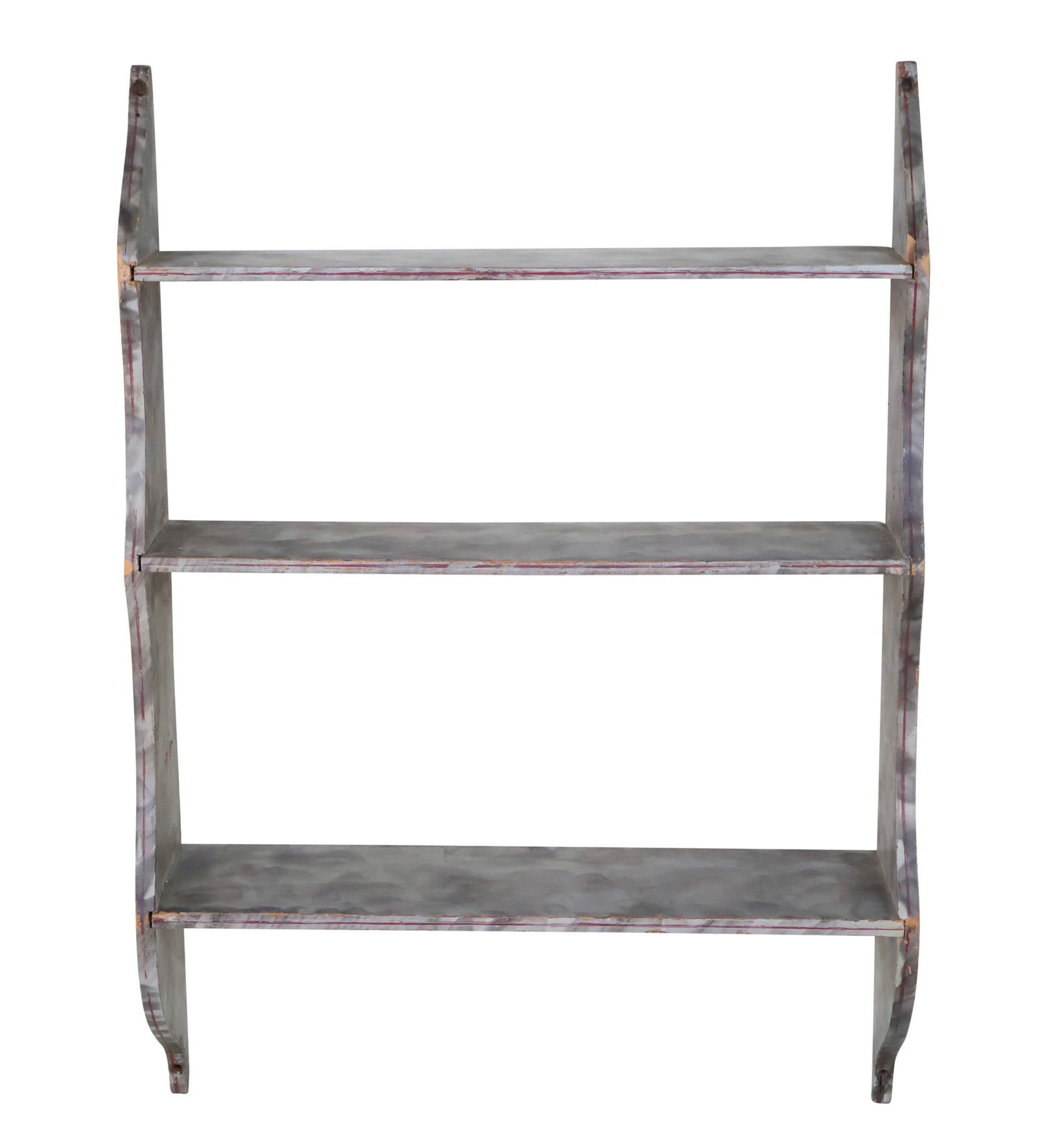 Gray Painted Hanging Shelf (1 of 9)