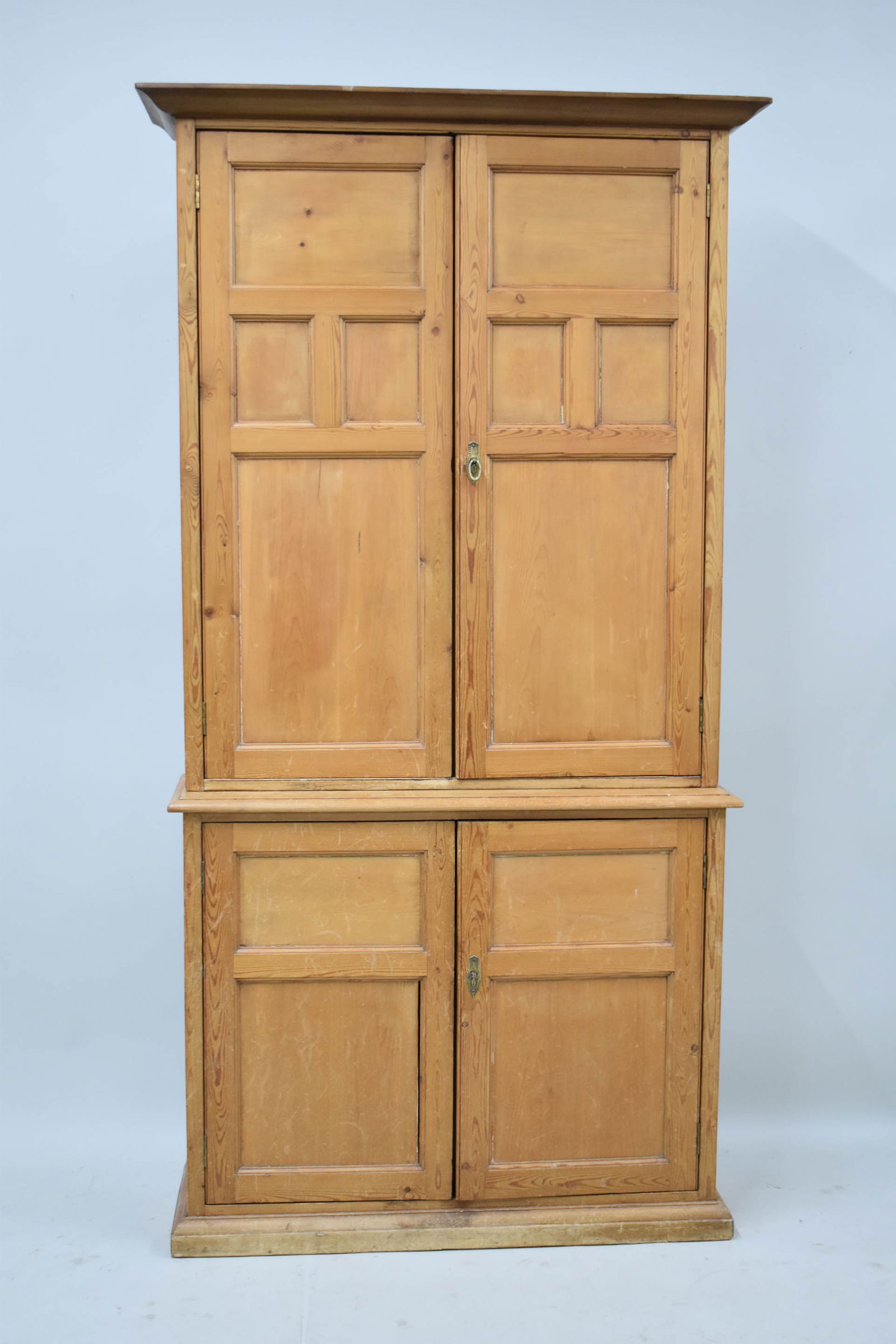 Vintage Pine Two Part Cupboard (1 of 8)