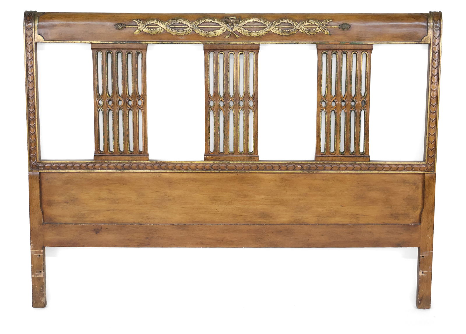 French Empire Style Gilt Decorated Headboard (1 of 9)