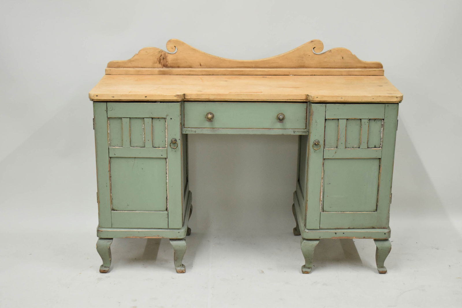 French Provincial Painted Pine Writing Desk (1 of 8)