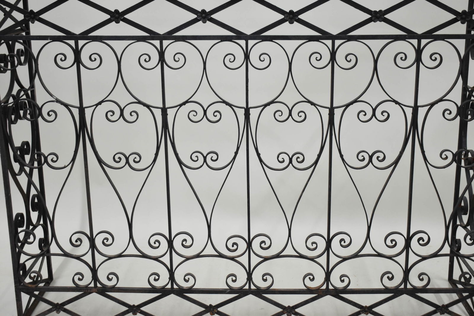 Wrought Iron Console Table - 2