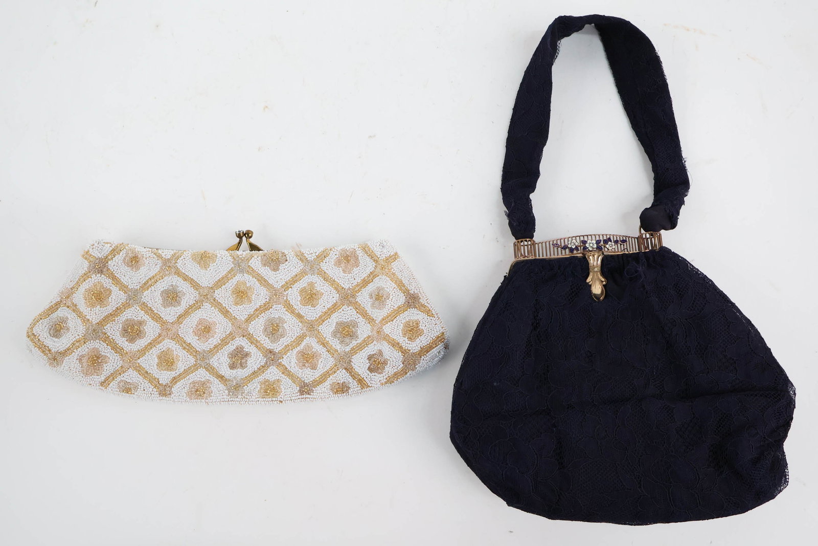 Vintage Stefan Navy Hand Bag (1 of 14)