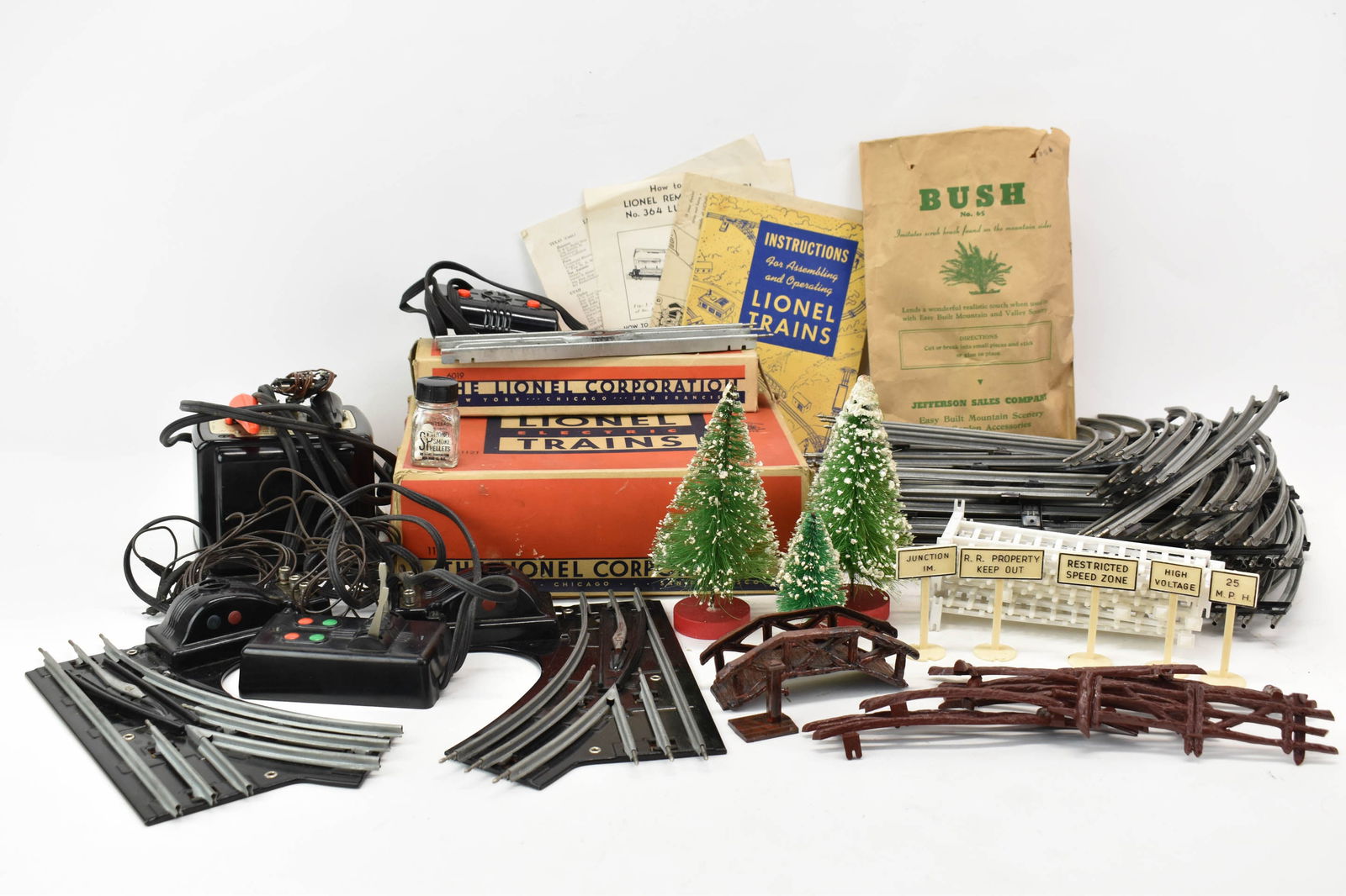 Vintage Set of Lionel Train Track, Control and Switches (1 of 7)