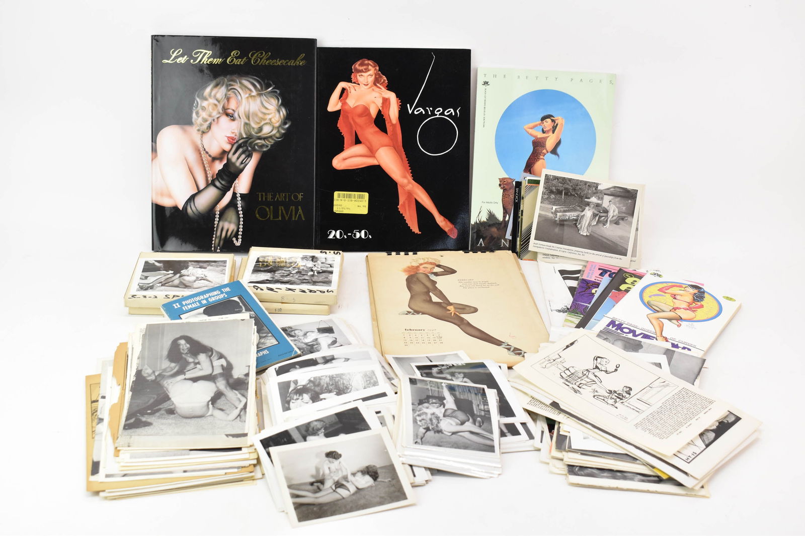 Group of Assorted Betty Page Ephemera (1 of 5)