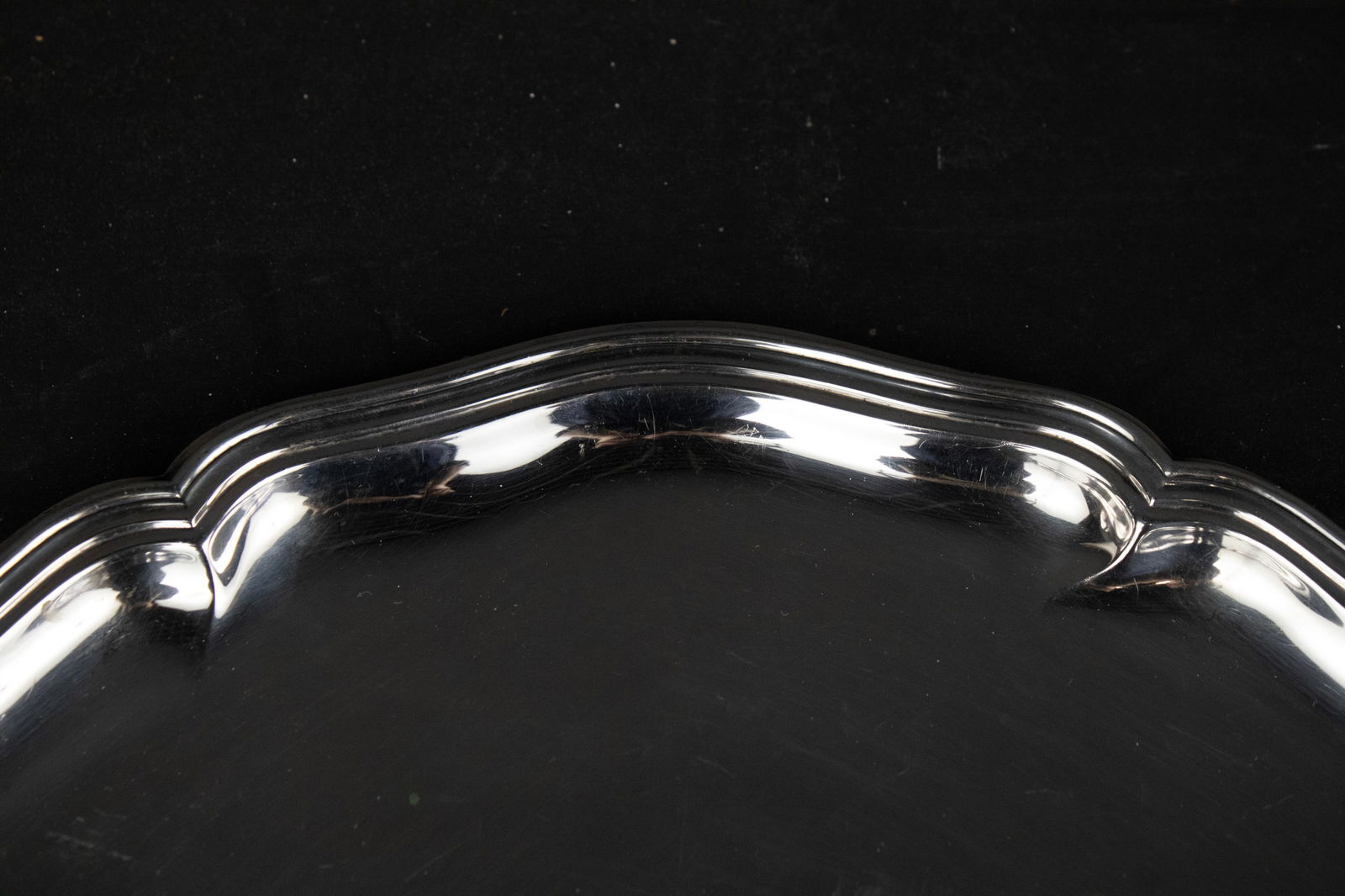 Two Circular Silver Trays - 2