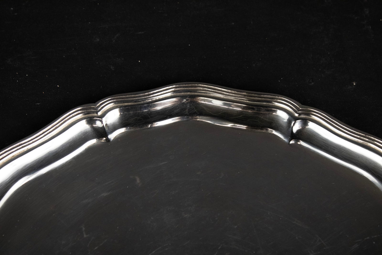 Two Circular Silver Trays - 3