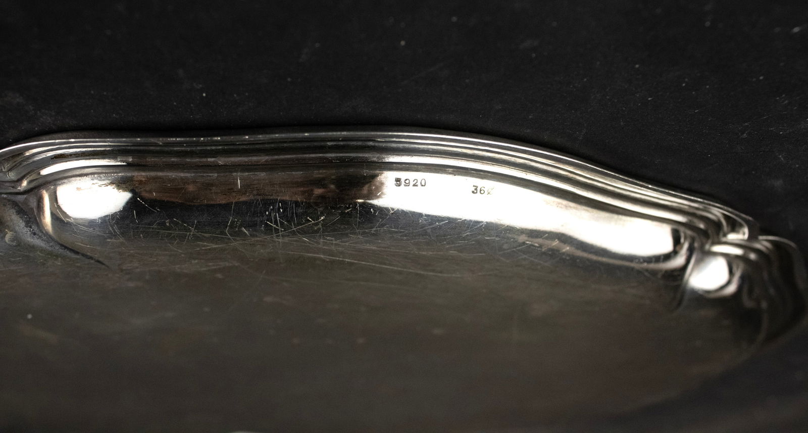 Two Circular Silver Trays - 6