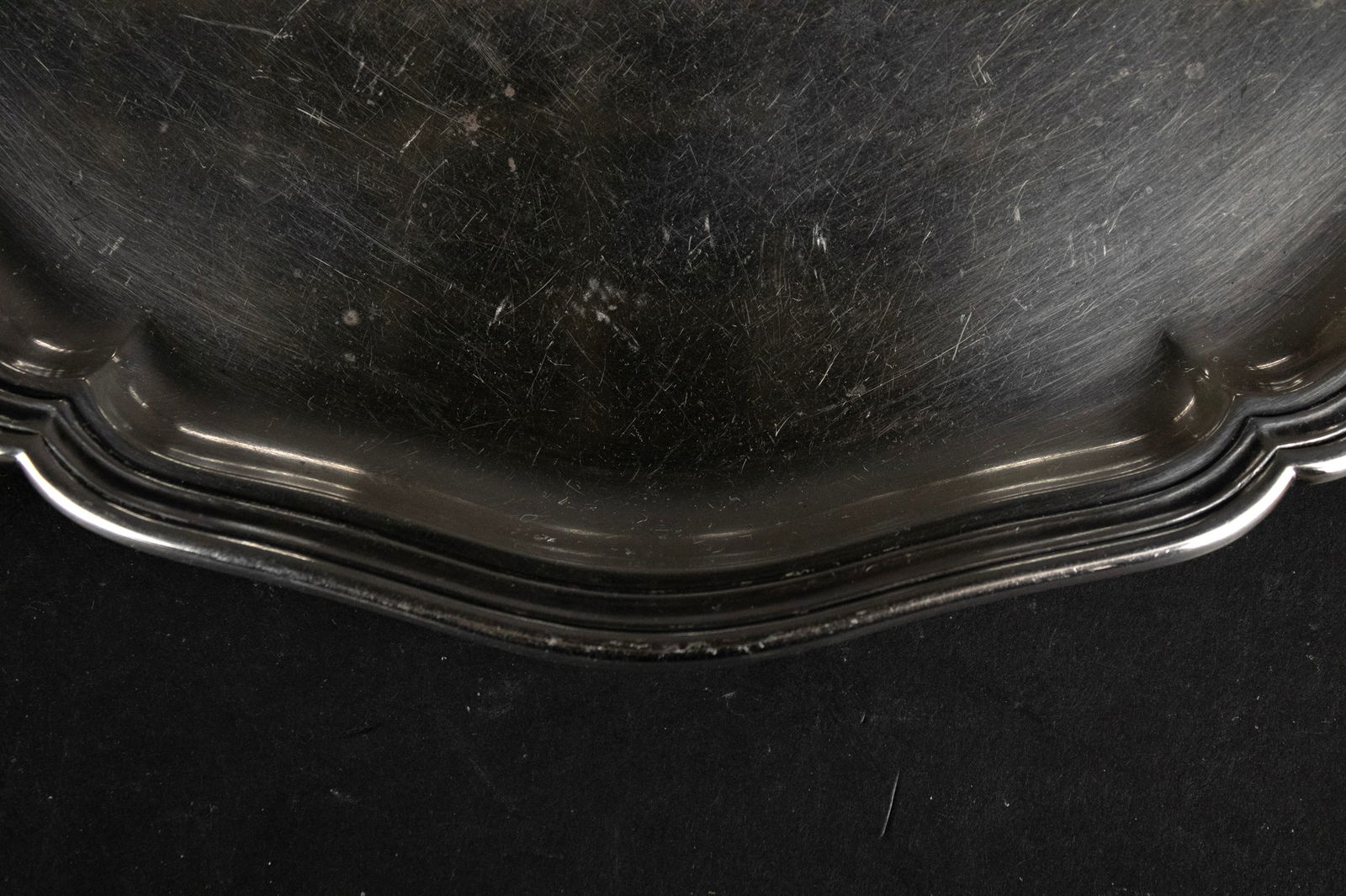 Two Chippendale Style Silver Trays - 6