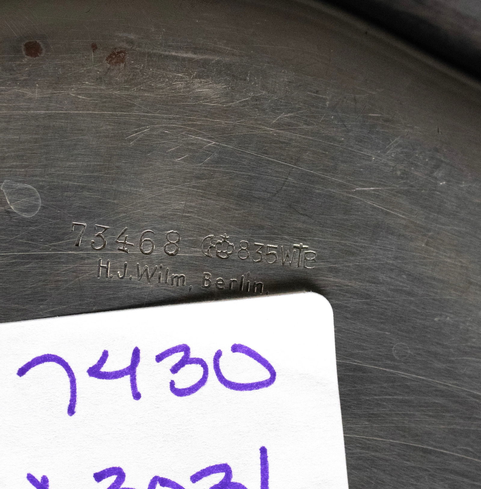 Two Chippendale Style Silver Trays - 8