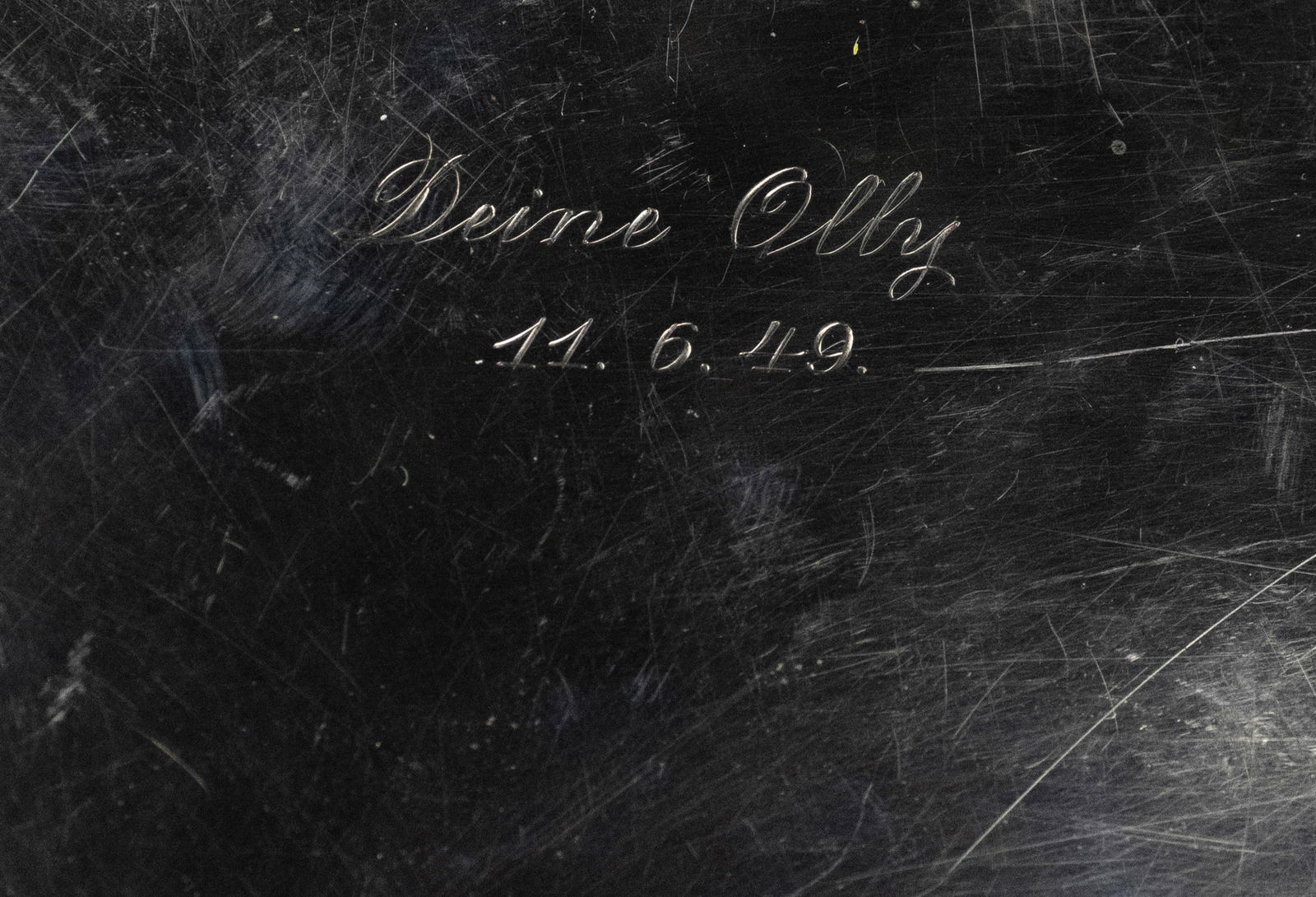 830 Silver Oval Tray - 10