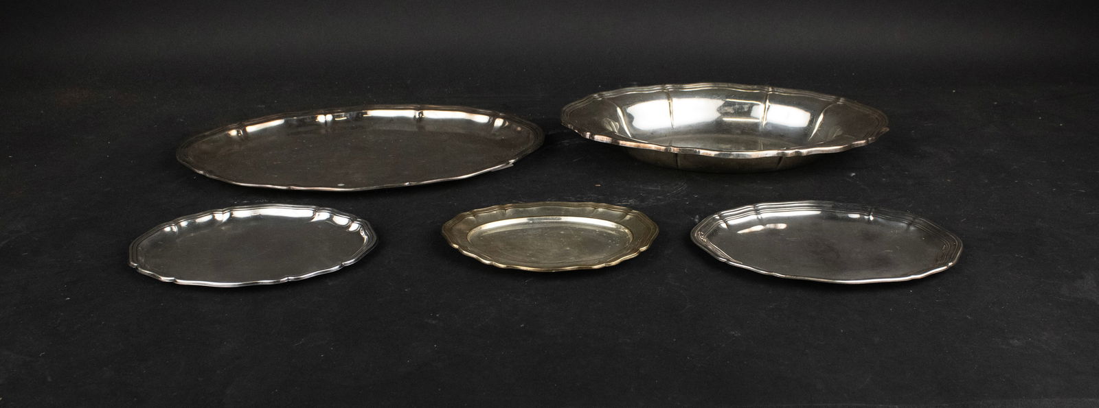 830 Silver Oval Tray - 2