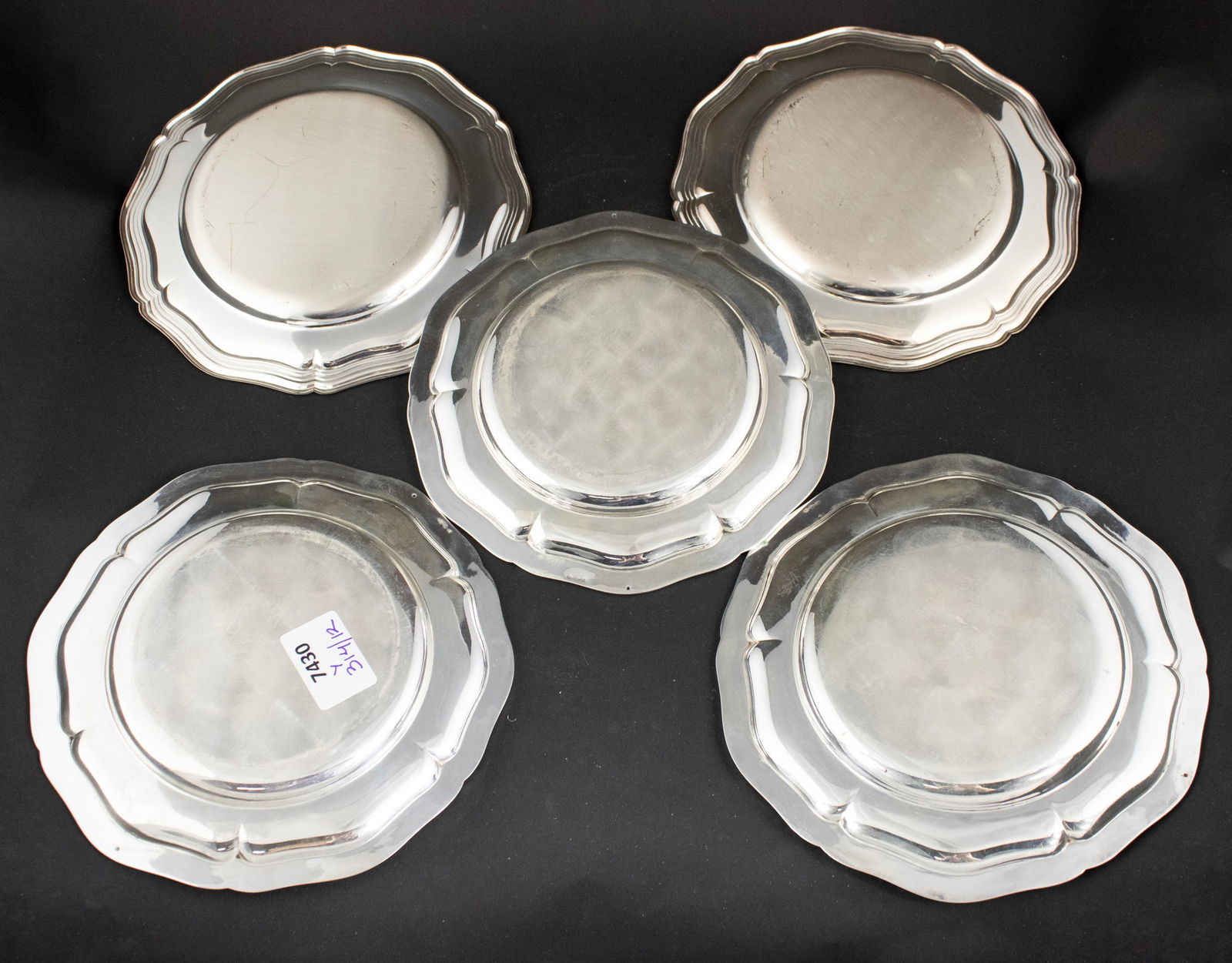 Six 800 Silver Plates - 5