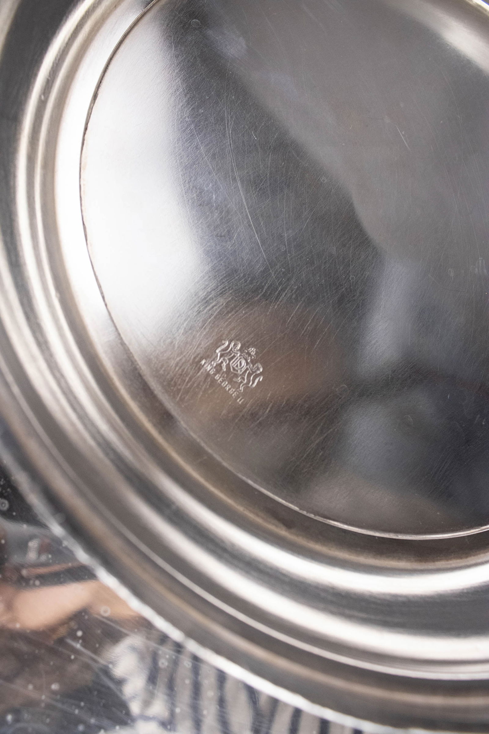 800 Silver Two Tiered Stand - 7