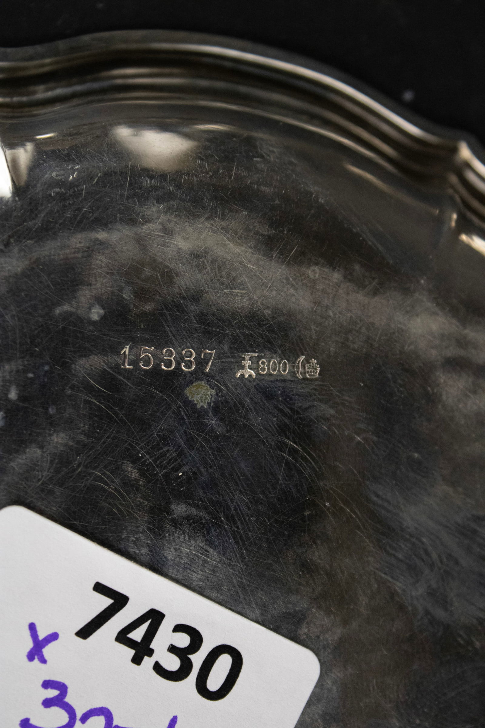 Continental 830 Silver Circular Covered Vegetable - 8