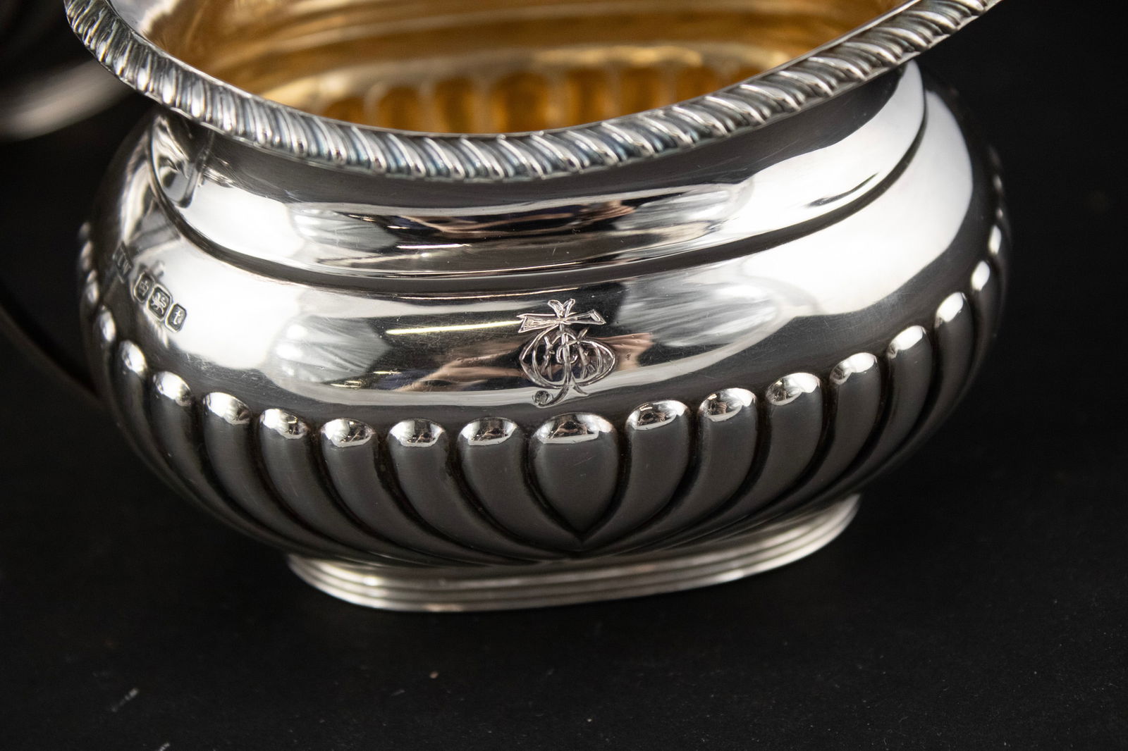 Sterling Silver Three Piece Tea Set - 3